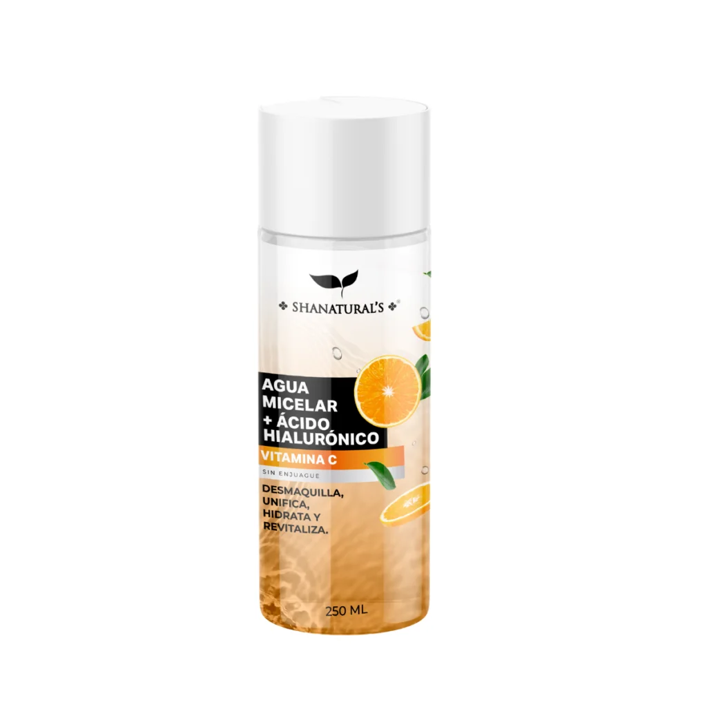 AGUA MICELAR AH/VIT C 250ML shanaturals