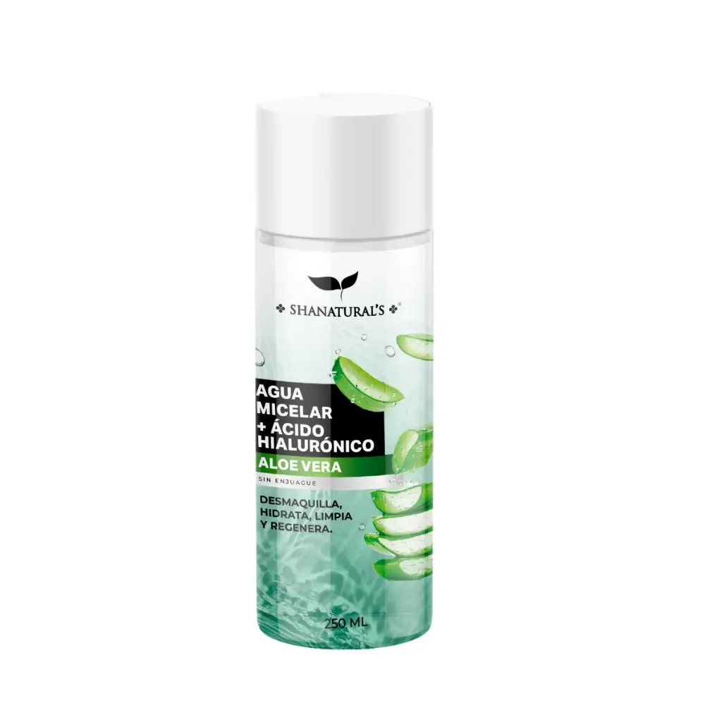 AGUA MIC. AC. HIAL./ALOE 250ML shanaturals