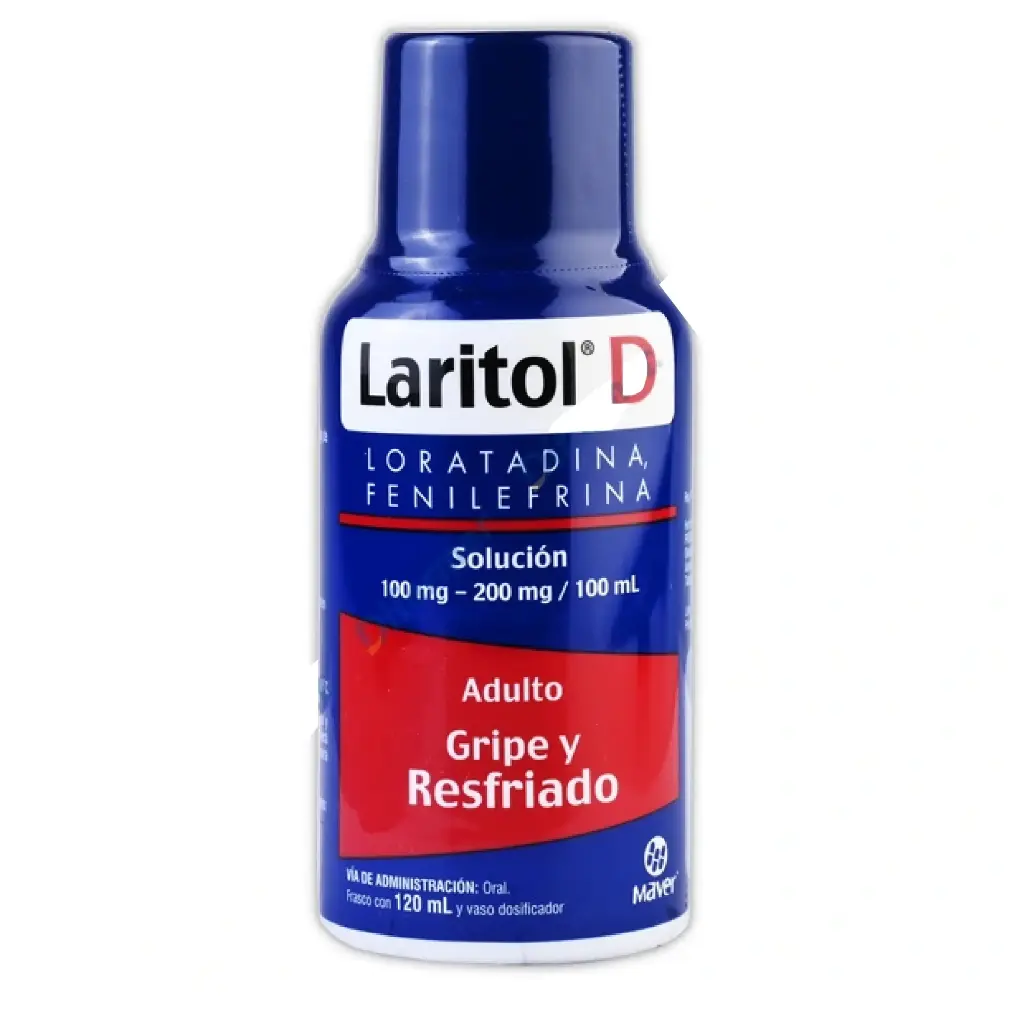 LARITOL D ADULTO SOL. 120ML