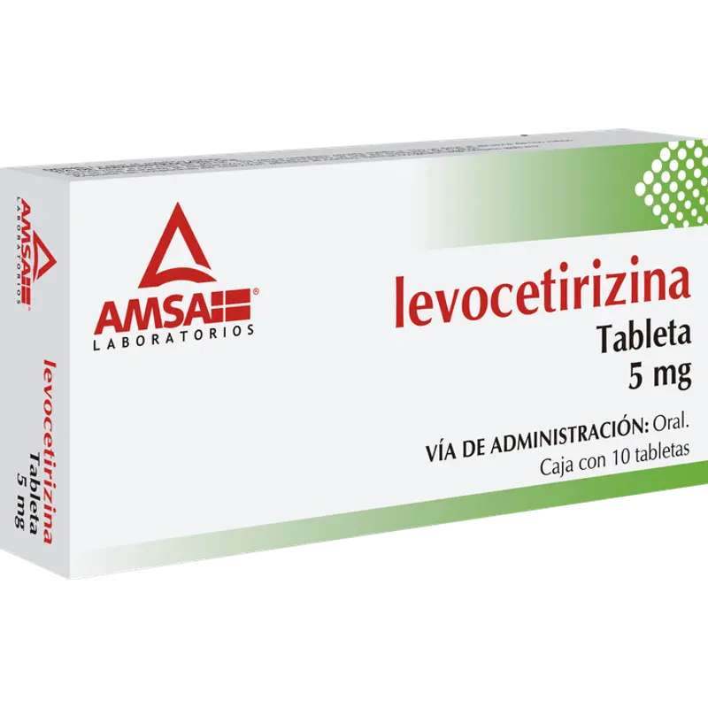 LEVOCETIRIZINA 5MG 10 TAB amsa