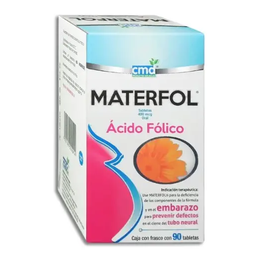 MATERFOL C/90 TABLETAS